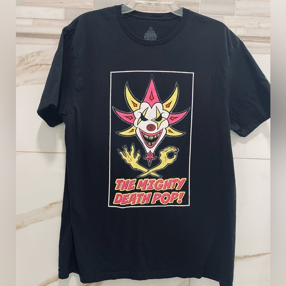 Insane Clown Posse Mighty Death Pop Double Sided Hatchet Man Large Black T Shirt - Picture 6 of 10